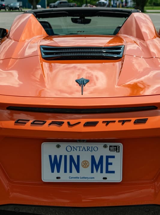 Corvette Stingray Convertible from behind