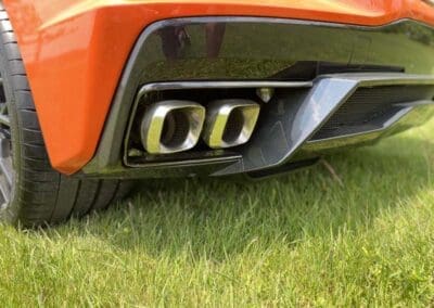 Wroom, wroom, Corvette exhaust pipes