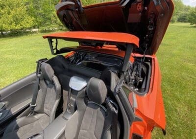 Corvette Convertible, retracting the hard top