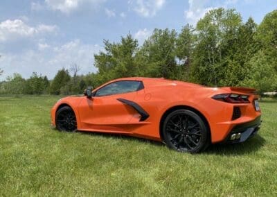 Corvette, view from left rear