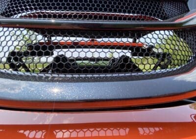 Corvette, Rückansicht